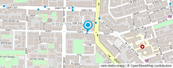 מפת הגעה אל גן מירב