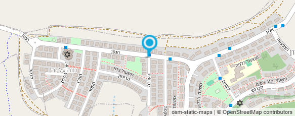 מפת הגעה אל סופר הכיכר גינות שומרון