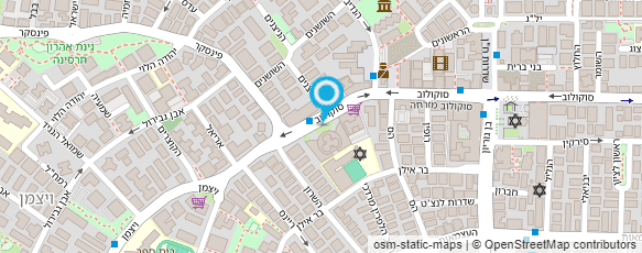 מפת הגעה אל מוניות הרצליה - אמירים