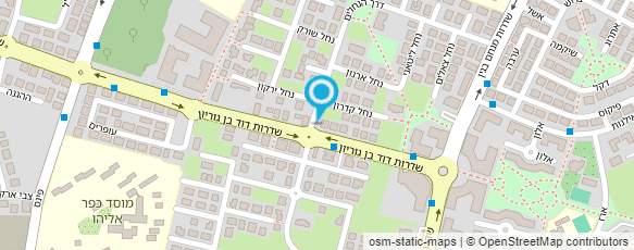 מפת הגעה אל גן נולד כוכב