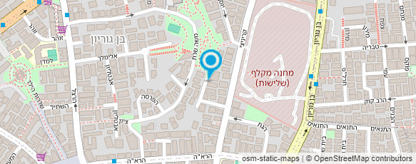 מפת הגעה אל חנה רוזן גרפולוגית מוסמכת