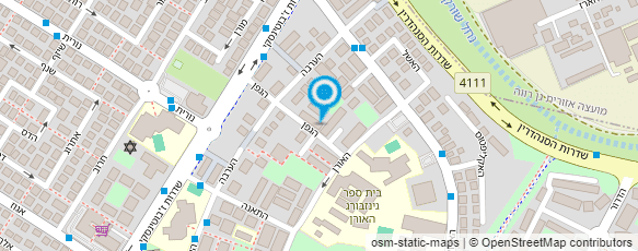 מפת הגעה אל גגות חן