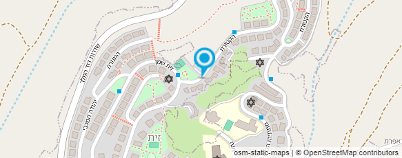 מפת הגעה אל גן סמדר