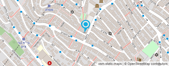 מפת הגעה אל ציונה טוך- טיפולי קוסמטיקה