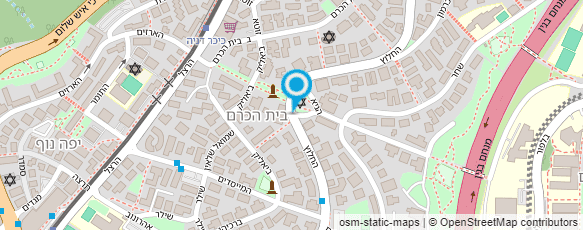 מפת הגעה אל הגן של רועי