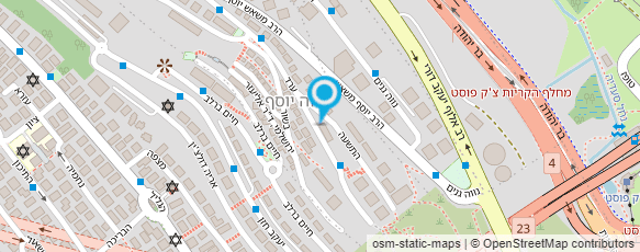 מפת הגעה אל נטלי לין שירותי אדריכלות