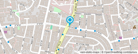 מפת הגעה אל בתיה צוקר מאפרת ומעצבת תסרוקות