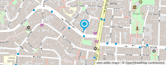 מפת הגעה אל דוד בן דוד-מאמן אישי