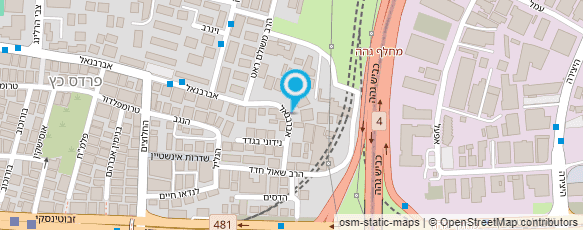 מפת הגעה אל הקייטרינג המבוקש