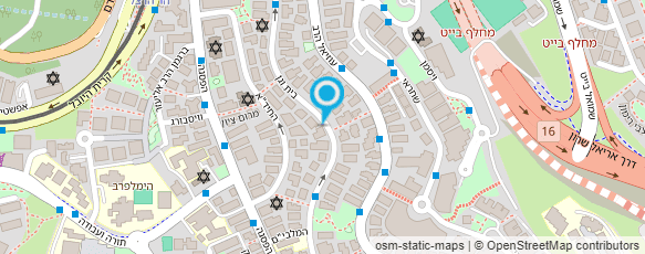 מפת הגעה אל המספרה של אליהו מפת הגעה אל המספרה של אליהו