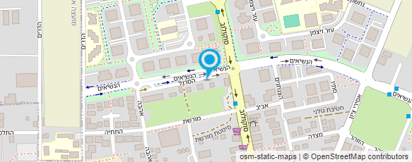 מפת הגעה אל גן ילדודס