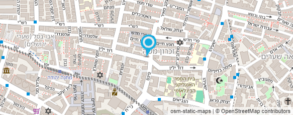 מפת הגעה אל מכולת יצחקי