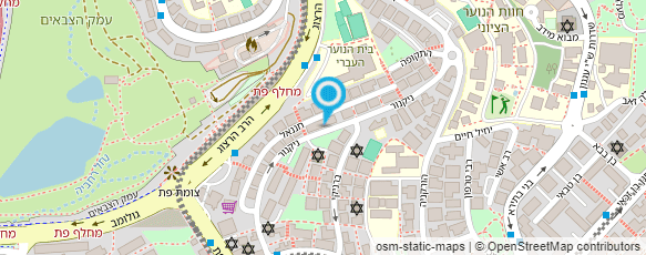 מפת הגעה אל אנה לובסקי עיצוב גרפי