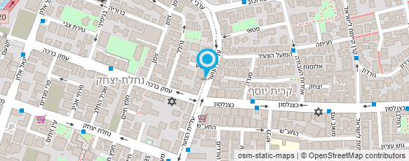 מפת הגעה אל רבקה אהרונוביץ'