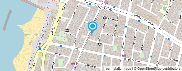 מפת הגעה אל גלידריה סיציליאנית