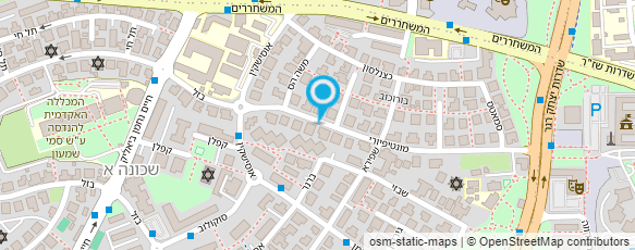 מפת הגעה אל גינות הטבע