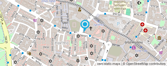 מפת הגעה אל רובין מאשה- פדיקוריסטית