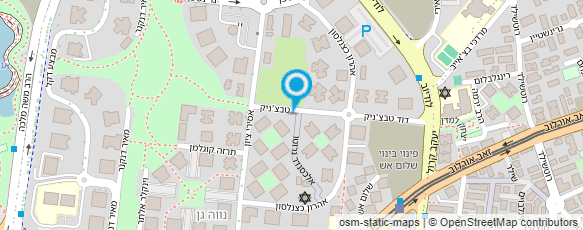 מפת הגעה אל יונדב גרוס פסיכולוג קליני