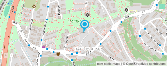 מפת הגעה אל דיזיין סנטר ירושבסקי אדוארד