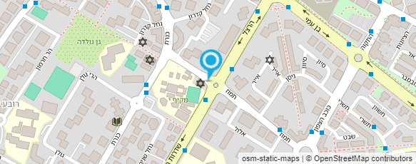 מפת הגעה אל זיקוקי "סטאר-ליין"