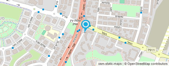 מפת הגעה אל עמותה לקידום השחייה והשחיינים