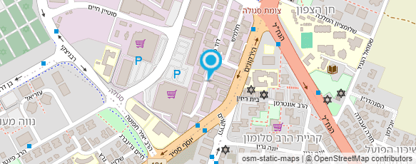 מפת הגעה אל עמי גרוס - מוצרי שיער