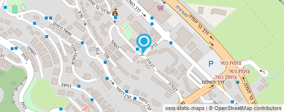 מפת הגעה אל העמותה למען הקשיש- נשר