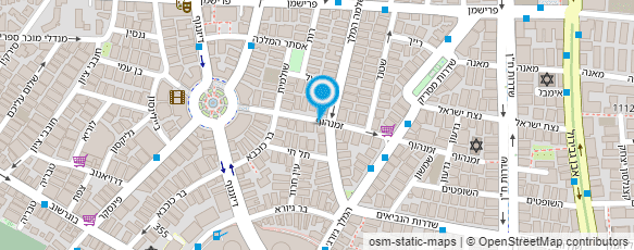 מפת הגעה אל יעל שחר - פסיכולוגית קלינית