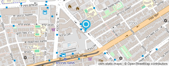 מפת הגעה אל א.מ.א שיווק קפואים