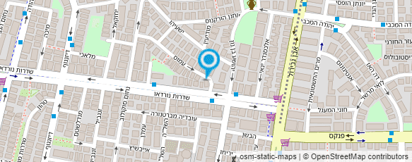 מפת הגעה אל עפרה שדות-פסיכותרפיה