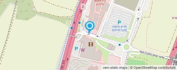 מפת הגעה אל מוניות סינמה סיטי