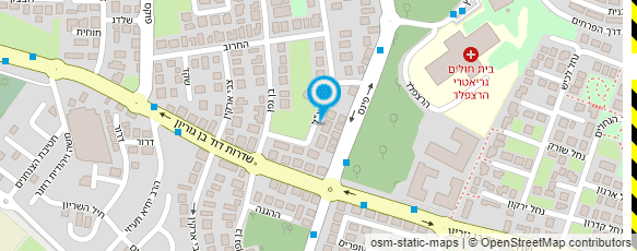 מפת הגעה אל סטודיו בתנועה-ספורט טיפולי