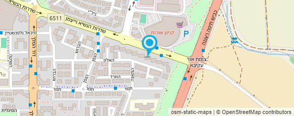 מפת הגעה אל מוניות קיסריה ואור עקיבא