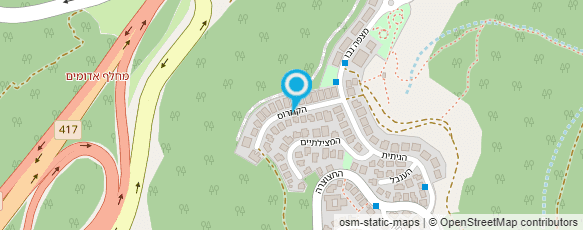 מפת הגעה אל חן אסתר