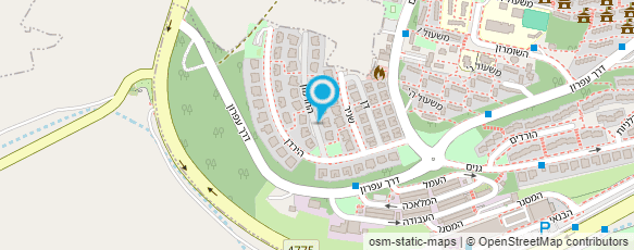 מפת הגעה אל שלמה טופז