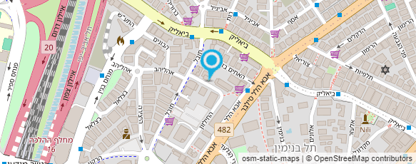 מפת הגעה אל המרכז הישראלי לטכנולוגיה ותקשורת