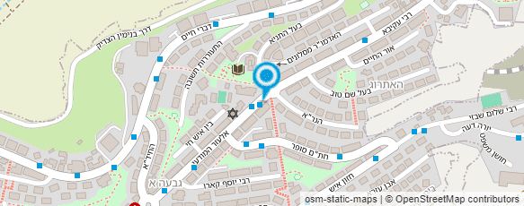 מפת הגעה אל מצגר ידידיה; משרד עו"ד