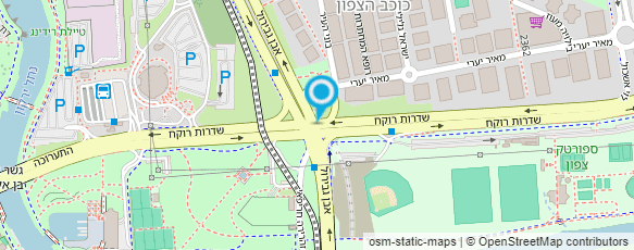 מפת הגעה אל אייסקייט החלקה על קרח