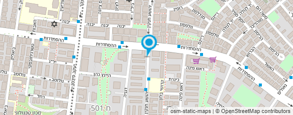 מפת הגעה אל מוניות מרכז