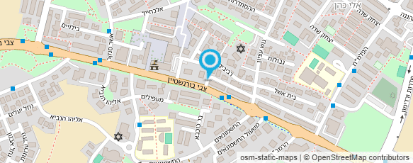 מפת הגעה אל פיצה א.ד.ן