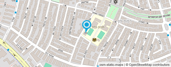 מפת הגעה אל מזנון חן