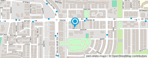 מפת הגעה אל אביבית המרכז לטיפוח