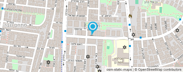 מפת הגעה אל מיכל נעם - פיזיותרפיה לילדים