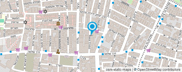 מפת הגעה אל שליח ירוק על אופניים