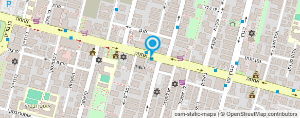 מפת הגעה אל סנט-הייר המרכז הישראלי למספרות