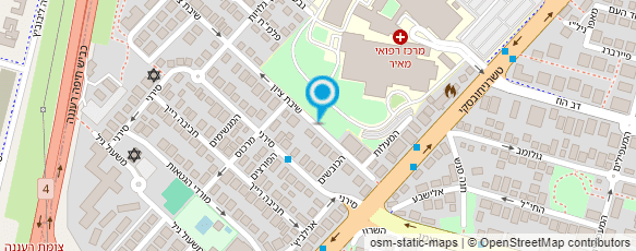 מפת הגעה אל ג.מ. מרחבים פיננסיים בע"מ