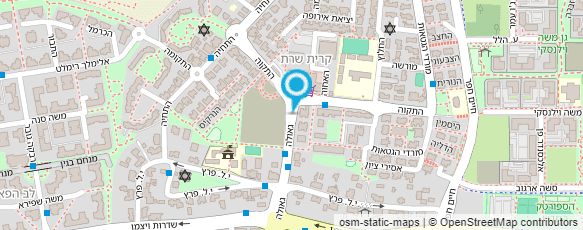 מפת הגעה אל פיצה שעורה