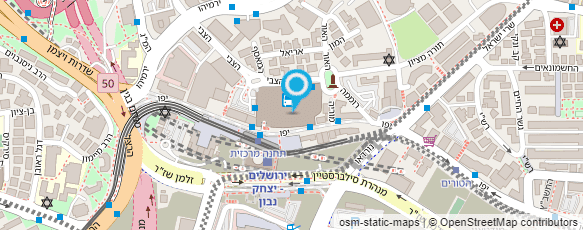 מפת הגעה אל הולי בייגל Holy Bagel