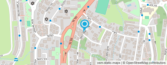 מפת הגעה אל סטודיו אודליה