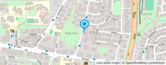 מפת הגעה אל גן מכל הלב